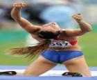 Елена Исинбаева празднования хороший прыжок